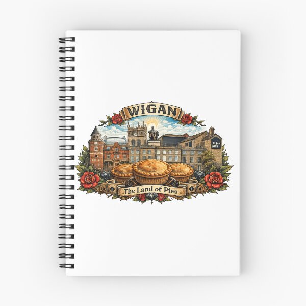Item preview, Wigan - The Land of Pies designed and sold by LittleGwigan.