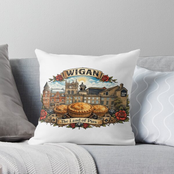 Item preview, Wigan - The Land of Pies designed and sold by LittleGwigan.