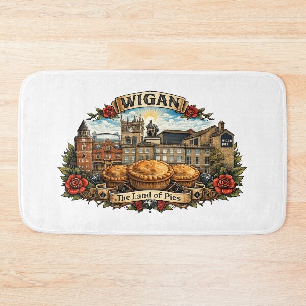 Item preview, Wigan - The Land of Pies designed and sold by LittleGwigan.
