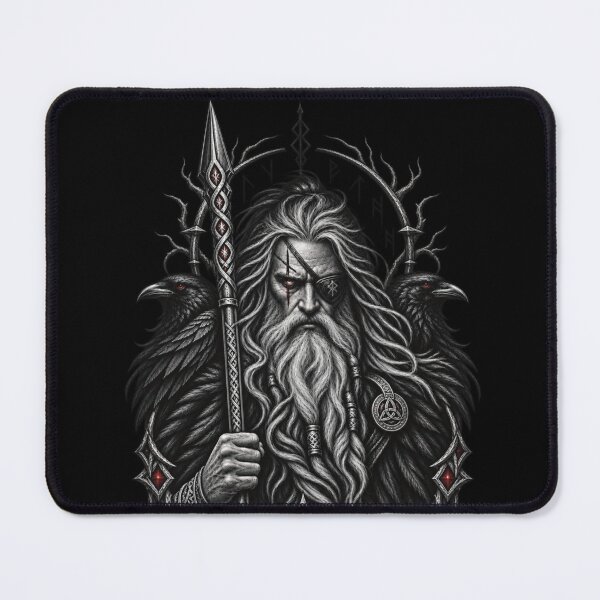 Item preview, Odin Allfather | Norse Mythology Raven Design designed and sold by THE DARK SHØP.