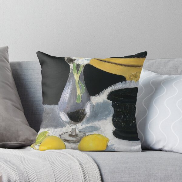 Item preview, Still life with lemons 1919 designed and sold by VeilOfPigments.