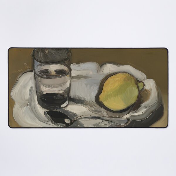 Item preview, Still life with lemon 1917 designed and sold by VeilOfPigments.