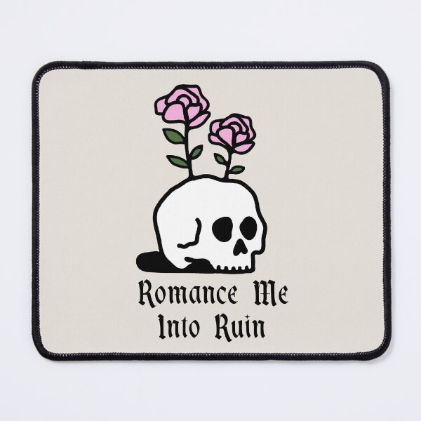 Item preview, Romance Me Into Ruin – Dark Romantic Skull & Flower Gothic Design designed and sold by witchlingart.