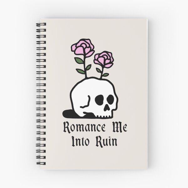 Item preview, Romance Me Into Ruin – Dark Romantic Skull & Flower Gothic Design designed and sold by witchlingart.