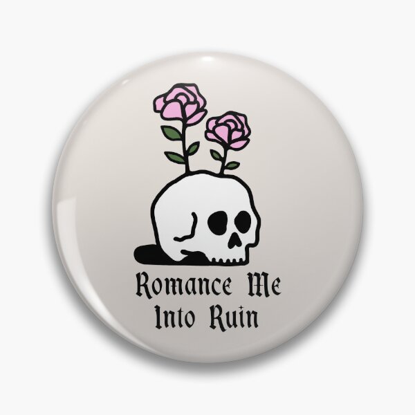 Item preview, Romance Me Into Ruin – Dark Romantic Skull & Flower Gothic Design designed and sold by witchlingart.
