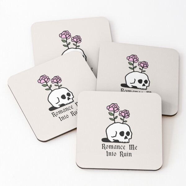 Item preview, Romance Me Into Ruin – Dark Romantic Skull & Flower Gothic Design designed and sold by witchlingart.