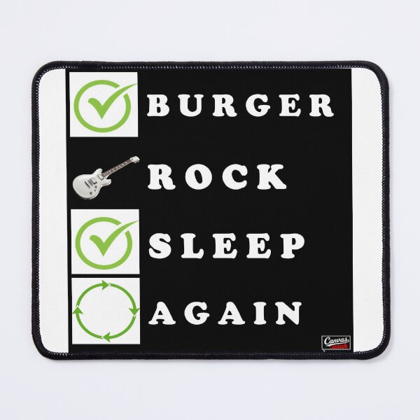 Item preview, Burger Rock Sleep Again ( repeat )  designed and sold by canvas.usuk.