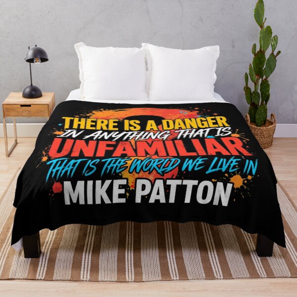 Item preview, There Is A Danger In Anything Unfamiliar - Mike Patton Quote Graffiti Streetwear designed and sold by Vibe-Vary.