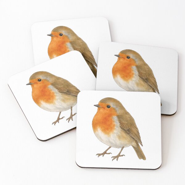 Item preview, Watercolor Robin Bird Nature Illustration designed and sold by STOXT.