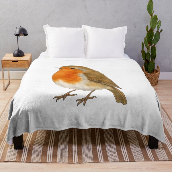 Item preview, Watercolor Robin Bird Nature Illustration designed and sold by STOXT.