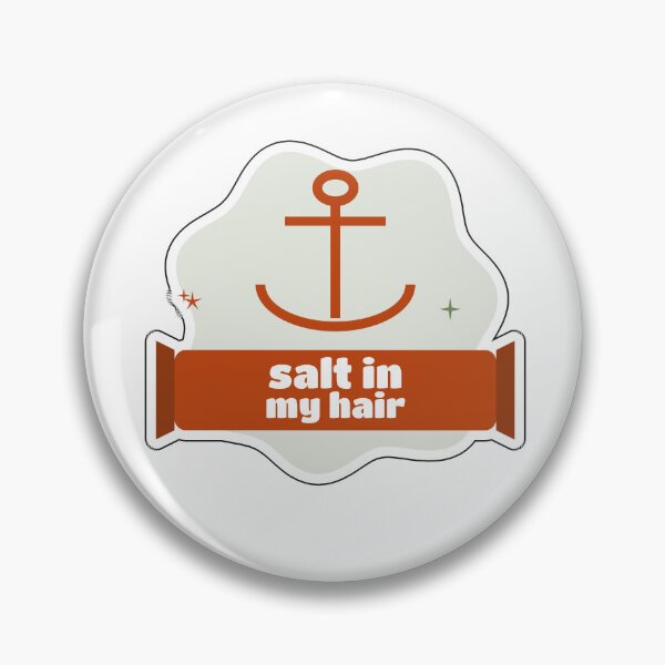 Item preview, Salt in My Hair - Ocean & Beach Sticker designed and sold by ClipCanvas.