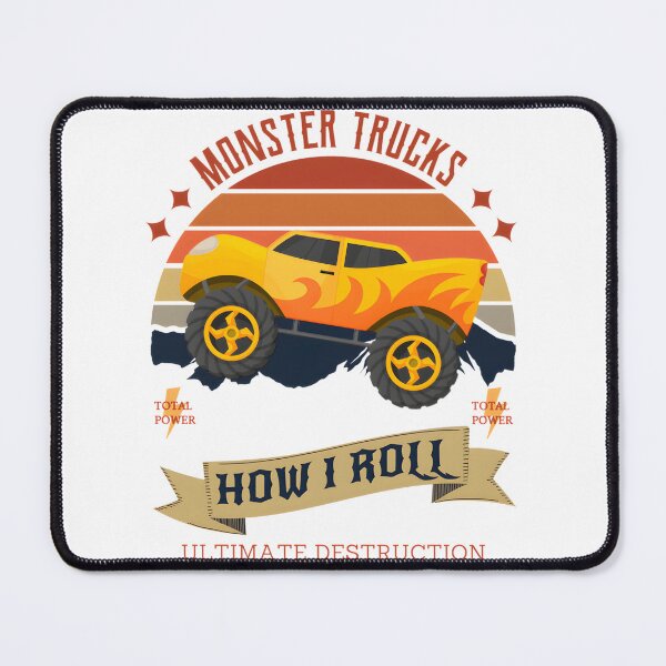 Item preview, Monster Trucks How I Roll Graphic Design for Fans and Enthusiasts designed and sold by shahidkazmi.