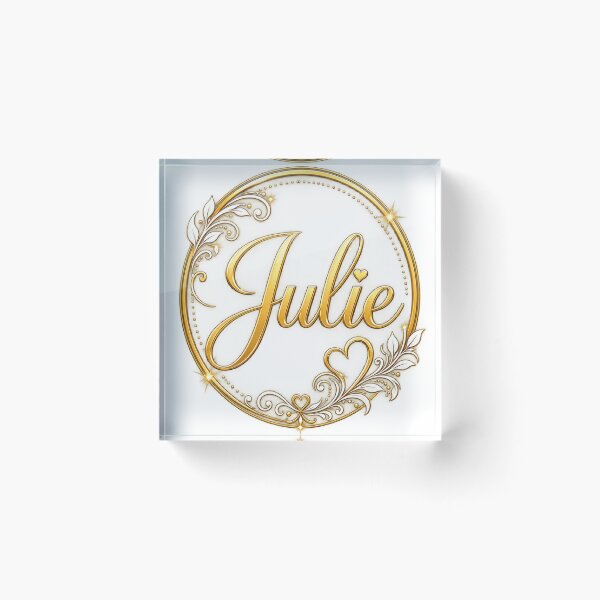 Artikelvorschau, Julie Personal Name Logo entworfen und verkauft von Julie Leisure Gardening.