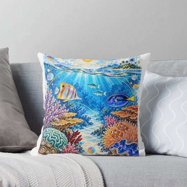 Item preview, Prism Reef – Tropical Coral Reef Above and Below the Water designed and sold by KenworksDigital.