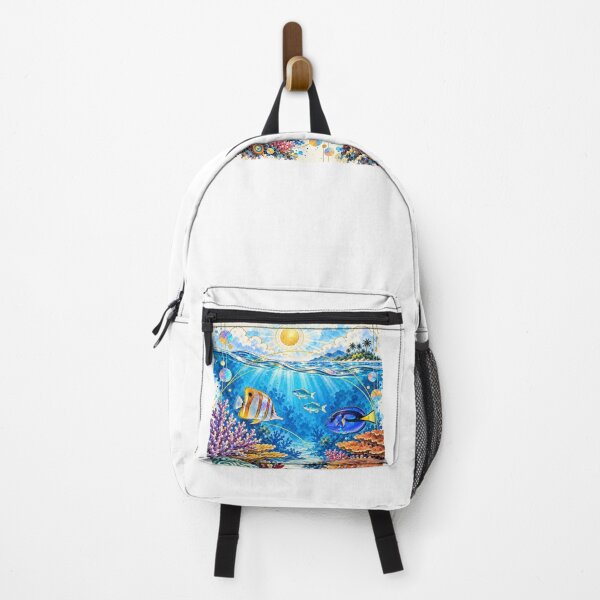 Item preview, Prism Reef – Tropical Coral Reef Above and Below the Water designed and sold by KenworksDigital.