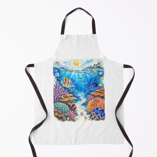 Item preview, Prism Reef – Tropical Coral Reef Above and Below the Water designed and sold by KenworksDigital.