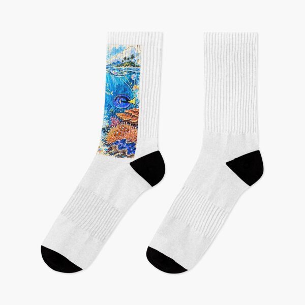 Item preview, Prism Reef – Tropical Coral Reef Above and Below the Water designed and sold by KenworksDigital.