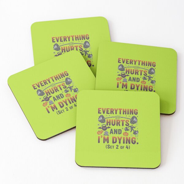 Item preview, Everything Hurts Dying Workout Set Graphic designed and sold by Exquisite Design Studio „Paculówka”.