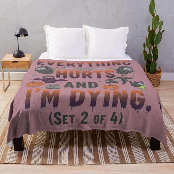 Item preview, Everything Hurts Dying Workout Set Graphic designed and sold by Exquisite Design Studio „Paculówka”.