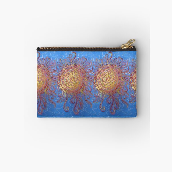 Item preview, Golden Spiral Sun – Bohemian Celestial Watercolor designed and sold by PEACELOVERSART.