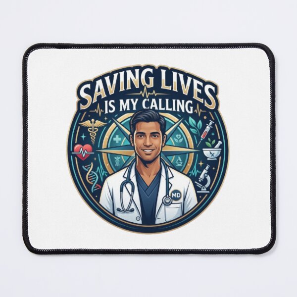 Item preview, Saving Lives Is My Calling Doctor Gift Medical Design designed and sold by PixelStyle Studio.