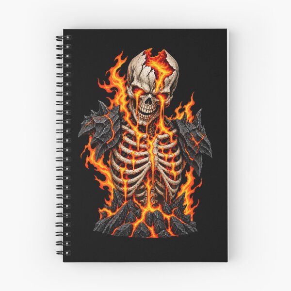 Item preview, Spooky Halloween Skull Skeleton Fire Dark Fantasy designed and sold by clothesy7.