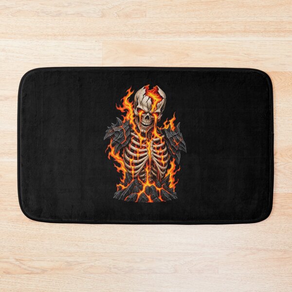 Item preview, Spooky Halloween Skull Skeleton Fire Dark Fantasy designed and sold by clothesy7.