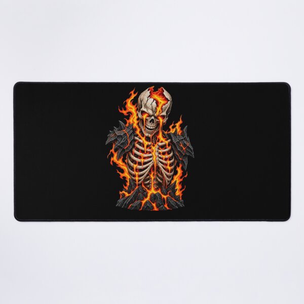 Item preview, Spooky Halloween Skull Skeleton Fire Dark Fantasy designed and sold by clothesy7.