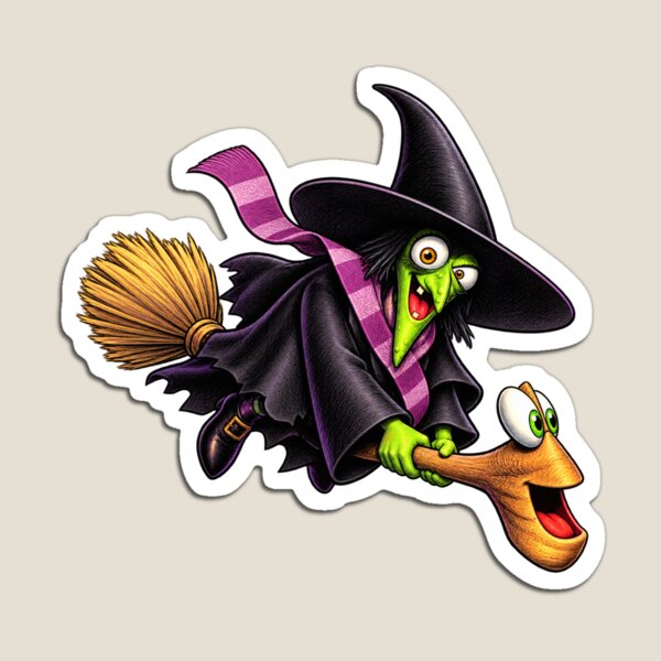 Item preview, Gruntilda Broom Flight designed and sold by Mandamelo Now.