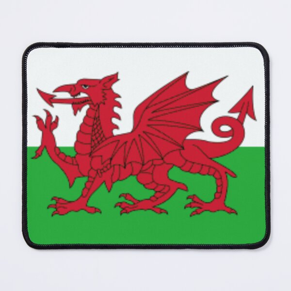 Item preview, Wales Flag Minimalistic Design designed and sold by UnrealShopKelko.