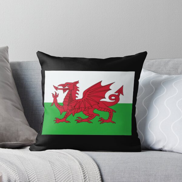 Item preview, Wales Flag Minimalistic Design designed and sold by UnrealShopKelko.