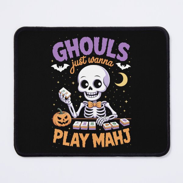 Item preview, Ghouls Just Wanna Play Mahj   designed and sold by jkrphoto.