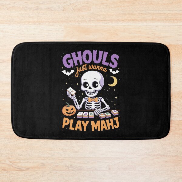 Item preview, Ghouls Just Wanna Play Mahj   designed and sold by jkrphoto.