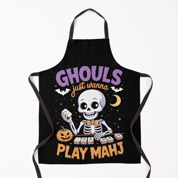 Item preview, Ghouls Just Wanna Play Mahj   designed and sold by jkrphoto.