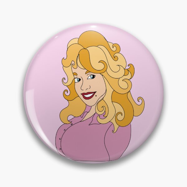Item preview, Dolly Parton cartoon Outline  designed and sold by baranskini.