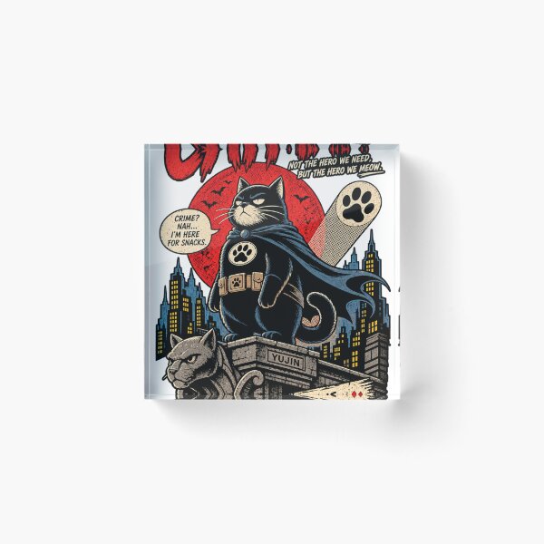 Item preview, Catman – Vintage Superhero Cat Comic designed and sold by ApollonCraft.