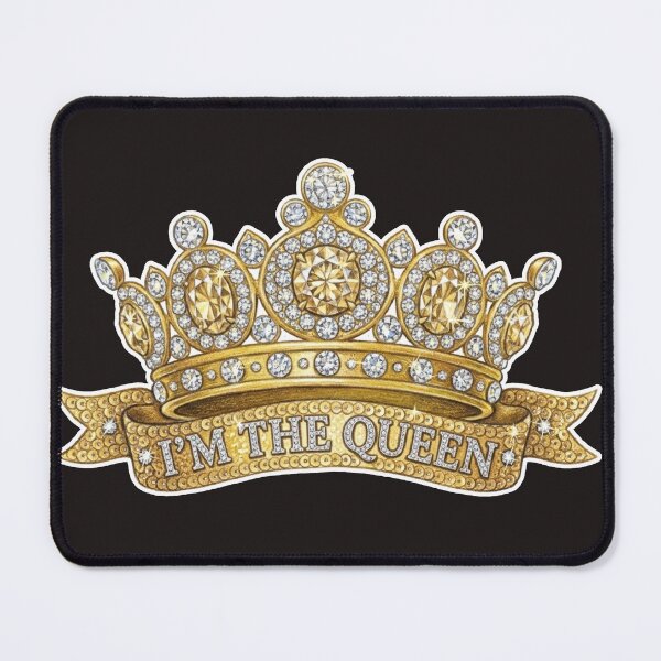Item preview, Gold Crown I'm The Queen Sparkle Diamond Design designed and sold by MaRCAStro.