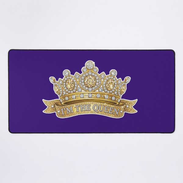 Item preview, Gold Crown I'm The Queen Sparkle Diamond Design designed and sold by MaRCAStro.