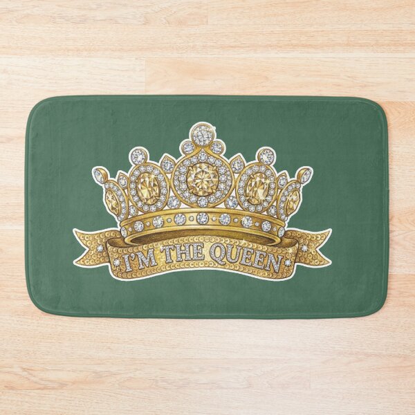 Item preview, Gold Crown I'm The Queen Sparkle Diamond Design designed and sold by MaRCAStro.