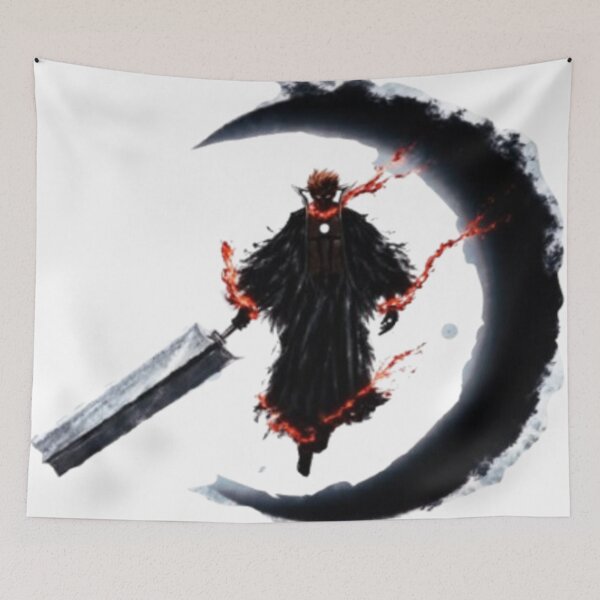 Item preview, Ichigo Kurosaki Bankai – Bleach Crescent Moon Dark Art designed and sold by frantuliuss.