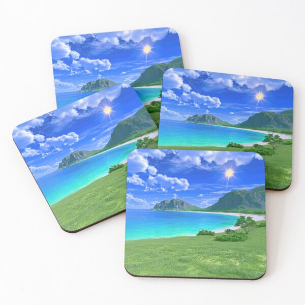 Item preview, Emerald Shores Under a Sapphire Sky designed and sold by riquishop.
