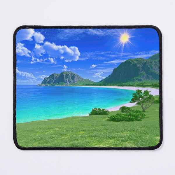 Item preview, Emerald Shores Under a Sapphire Sky designed and sold by riquishop.