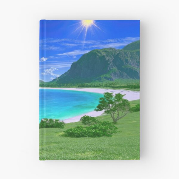 Item preview, Emerald Shores Under a Sapphire Sky designed and sold by riquishop.