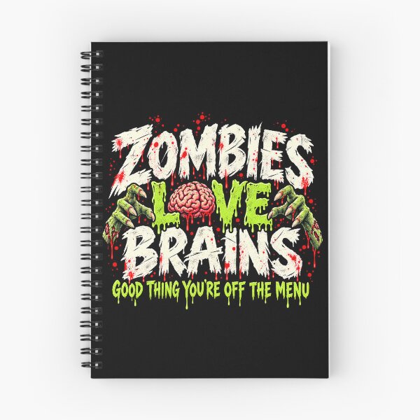 Item preview, Zombies Love Brains – Good Thing You’re Off the Menu | Funny Halloween Horror designed and sold by JanuszJarowicz.