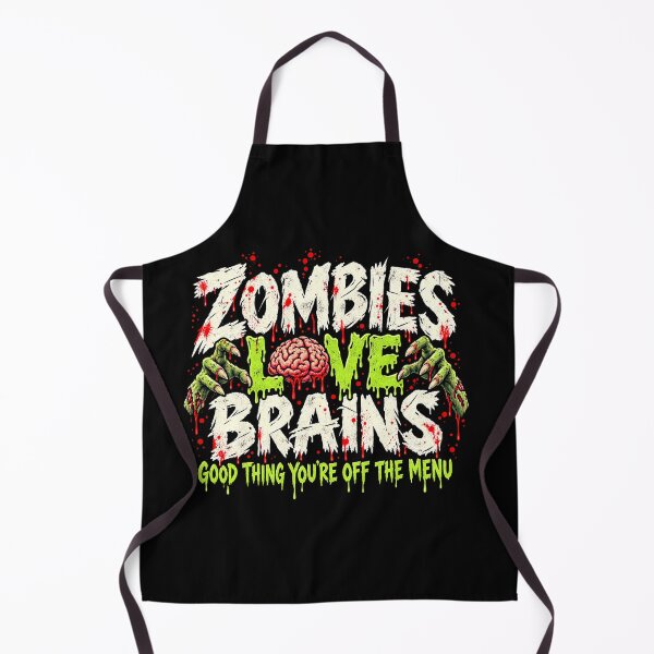 Item preview, Zombies Love Brains – Good Thing You’re Off the Menu | Funny Halloween Horror designed and sold by JanuszJarowicz.