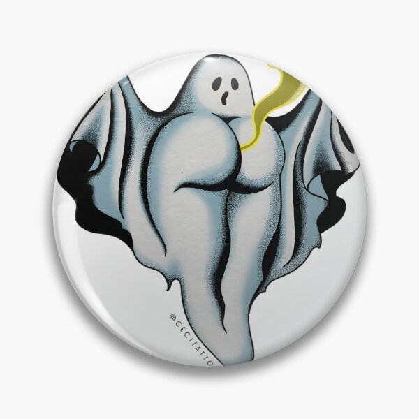 Item preview, Spooky Halloween Booty Tattoo Flash Art by Ceciliagranata designed and sold by EyoatamDesign21.