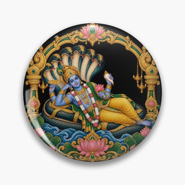 Item preview, Vishnu on Shesha, temple art designed and sold by lAnJefurtifeu.