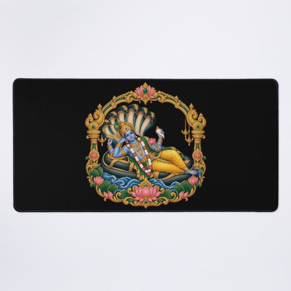 Item preview, Vishnu on Shesha, temple art designed and sold by lAnJefurtifeu.