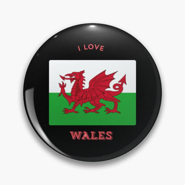 Item preview, I Love Wales Flag Design designed and sold by UnrealShopKelko.