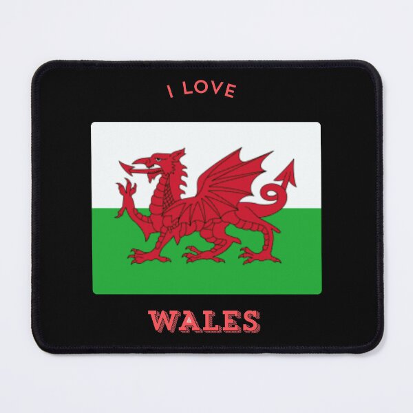 Item preview, I Love Wales Flag Design designed and sold by UnrealShopKelko.